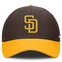 Casquette ajustable Nike marron San Diego Padres Club Performance pour homme