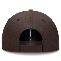 Casquette ajustable Nike marron San Diego Padres Club Performance pour homme