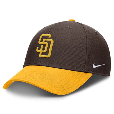 Casquette ajustable Nike marron San Diego Padres Club Performance pour homme