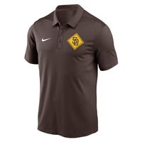 Men's Nike Brown San Diego Padres Diamond Icon Franchise Performance Polo