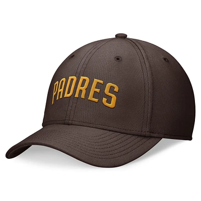 Casquette Nike Performance Flex marron pour homme des Padres de San Diego