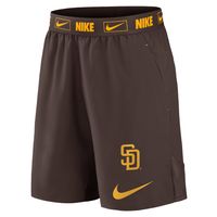 Men's Nike Brown San Diego Padres Primetime Logo Performance Shorts