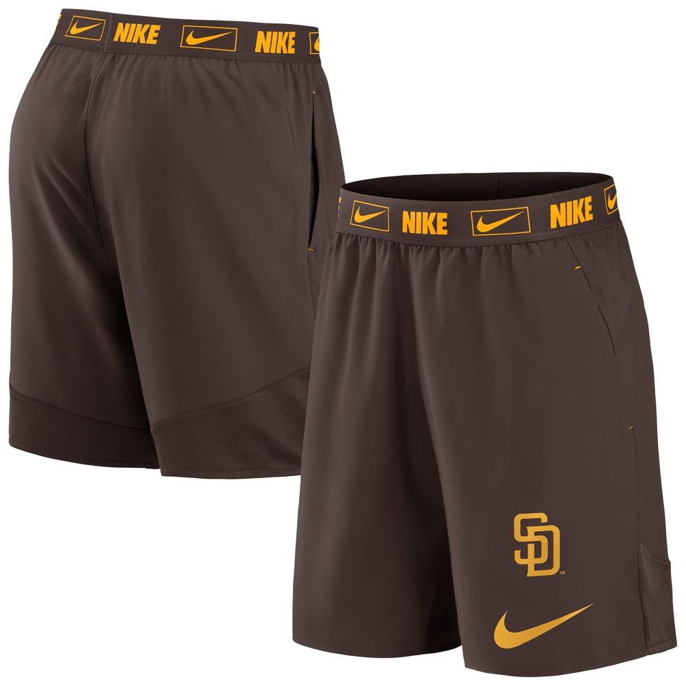 Men's Nike Brown San Diego Padres Primetime Logo Performance Shorts