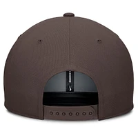 Casquette Snapback Nike Pro Performance marron pour homme des San Diego Padres