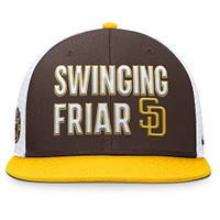 Casquette Snapback Trucker Pro San Diego Padres Marron Nike pour homme