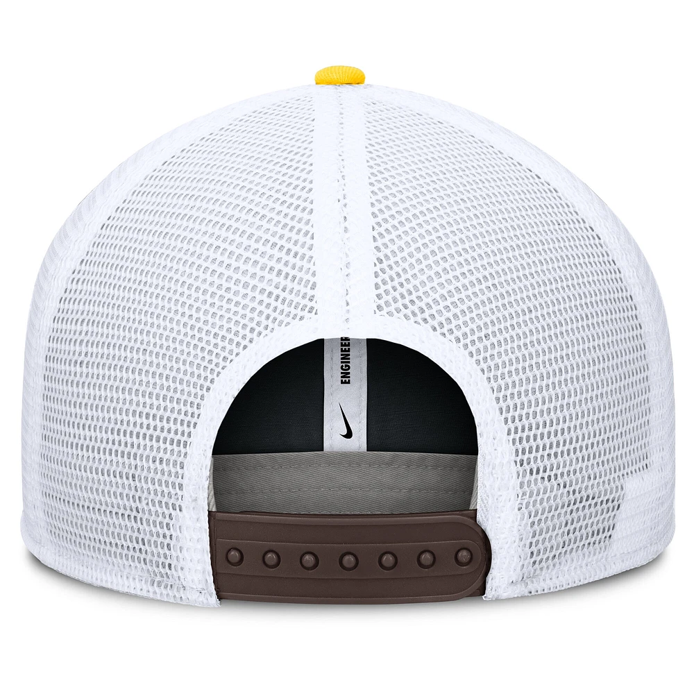 Casquette Snapback Trucker Pro San Diego Padres Marron Nike pour homme