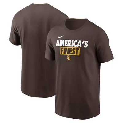 T-shirt Nike San Diego Padres Rally Rule pour homme, marron