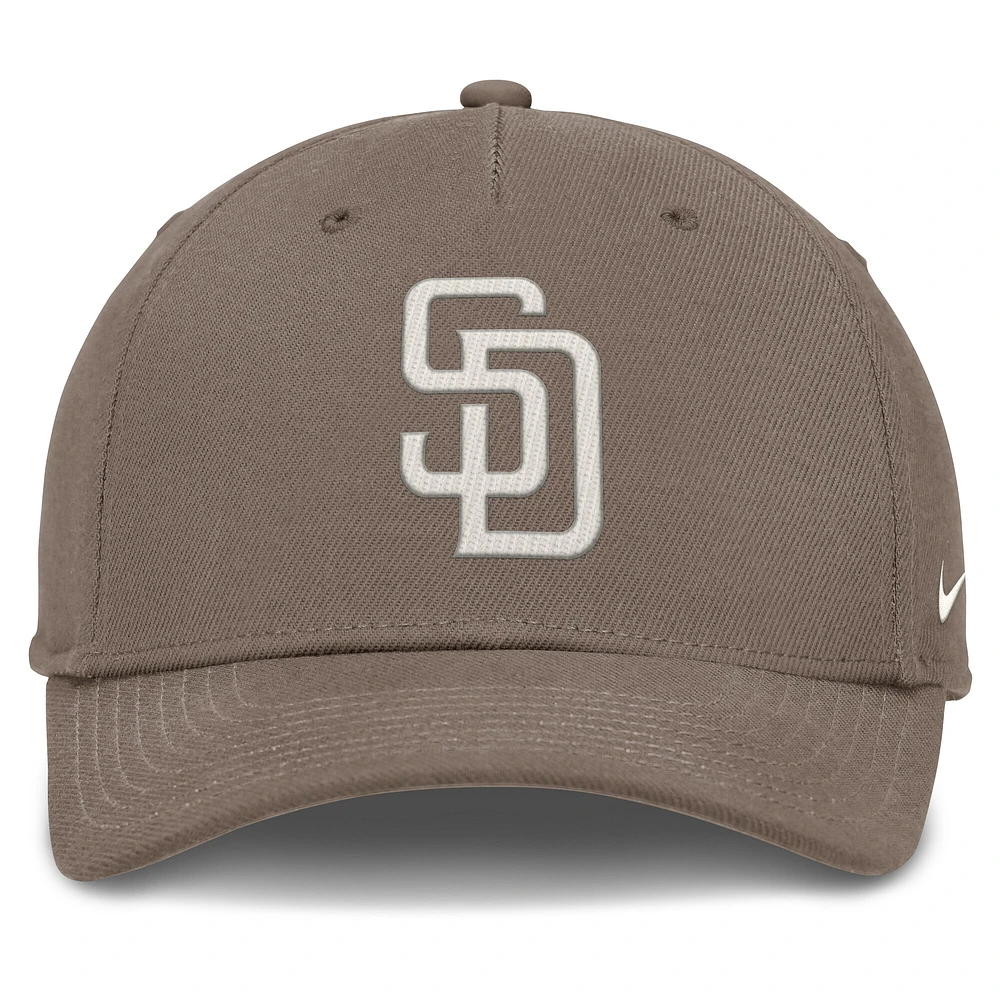 Casquette ajustable Nike marron San Diego Padres Rise Performance pour homme