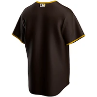 Men's Nike Brown San Diego Padres Road Replica Team Jersey