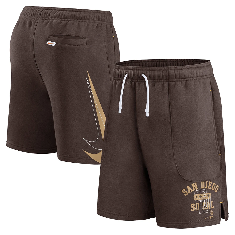 Men's Nike Brown San Diego Padres Statement Ball Game Shorts