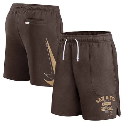 Short de jeu balle Nike San Diego Padres Statement pour homme marron