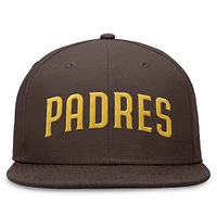 Casquette ajustée True Performance marron Nike pour homme des San Diego Padres