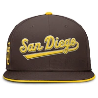 Casquette ajustée True Performance marron Nike pour homme des San Diego Padres