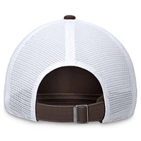 Casquette de camionneur ajustable Nike marron pour homme avec inscription San Diego Padres