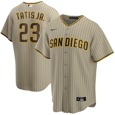 Maillot de joueur réplique alternatif des San Diego Padres Nike Fernando Tatis Jr. Tan pour homme