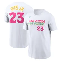 Toddler San Diego Padres Fernando Tatis Jr. Nike White 2022 City Connect  Name & Number T