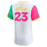Men's Nike Fernando Tatis Jr. White San Diego Padres City Connect Elite Jersey