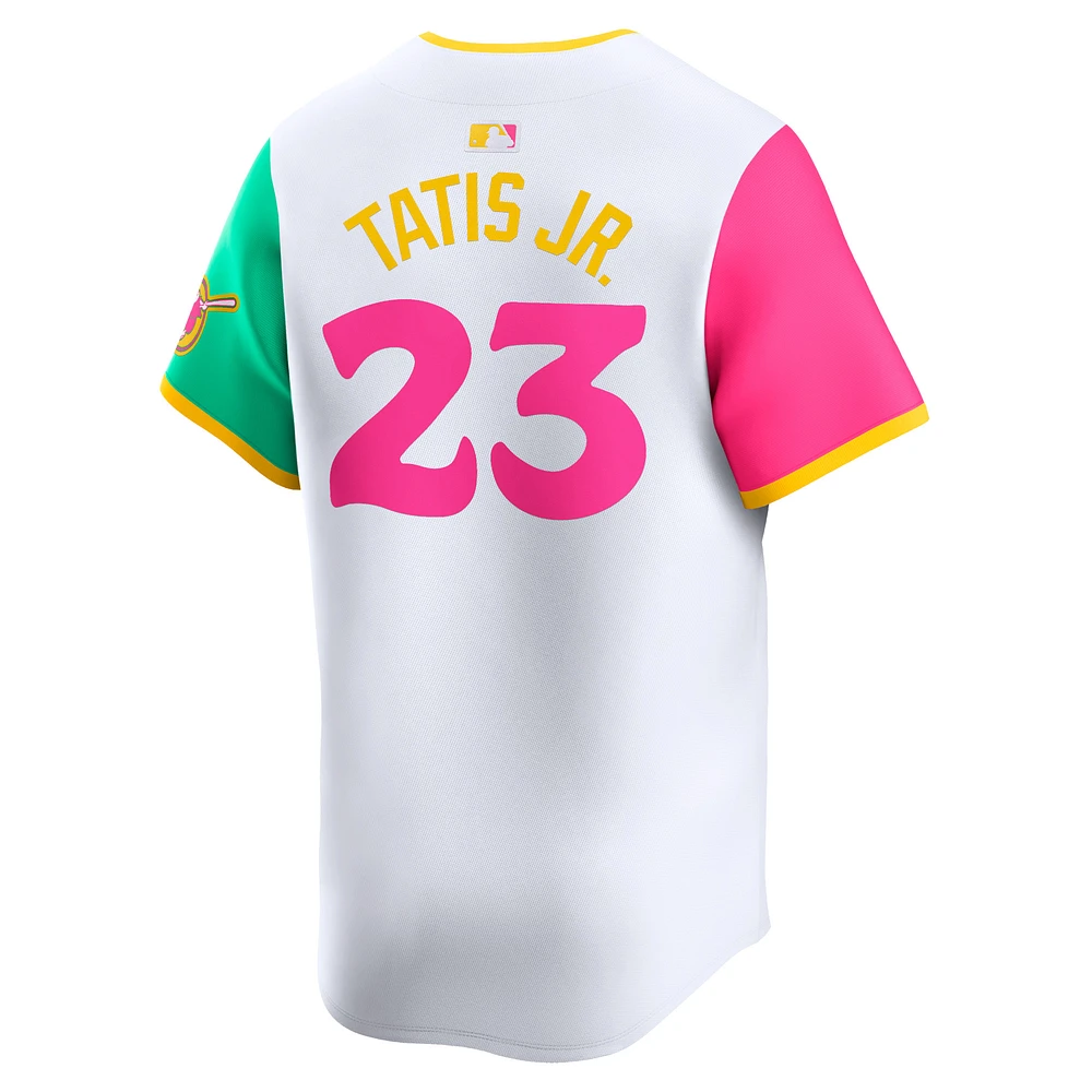 Men's Nike Fernando Tatis Jr. White San Diego Padres City Connect Limited Player Jersey