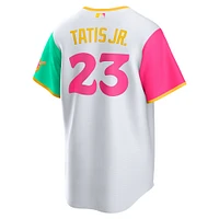 Maillot de joueur Nike Fernando Tatis Jr. San Diego Padres City Connect Replica blanc pour homme