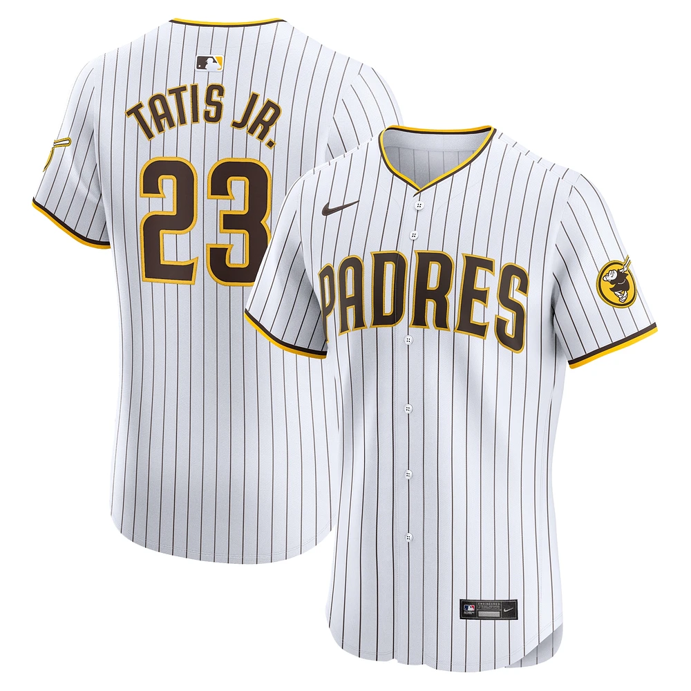 Men's Nike Fernando Tatis Jr. White San Diego Padres Home Elite Jersey