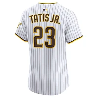 Men's Nike Fernando Tatis Jr. White San Diego Padres Home Elite Jersey