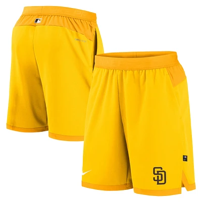 Short Performance Flex Vent Nike Or San Diego Padres Authentic Collection pour Homme