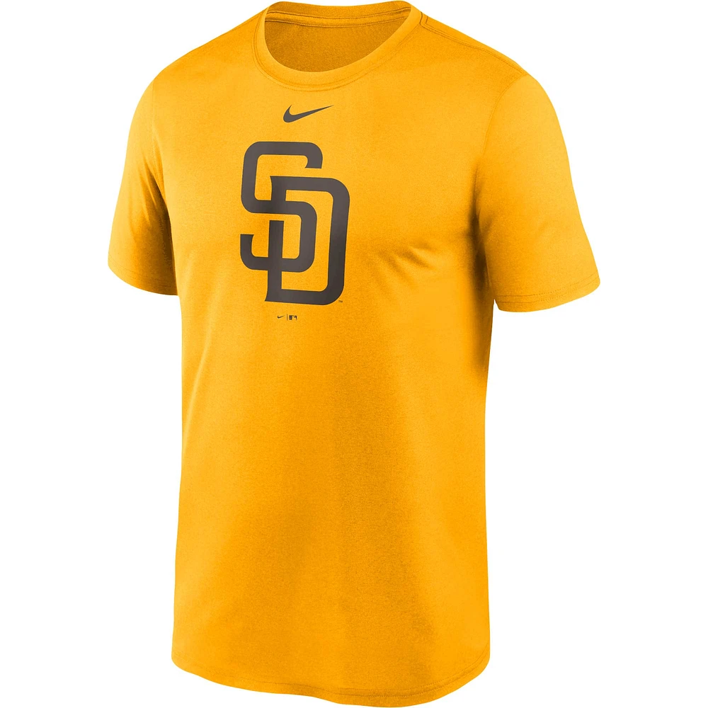 Men's Nike Gold San Diego Padres Big & Tall Logo Legend Performance T-Shirt