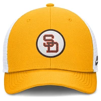 Men's Nike  Gold San Diego Padres Cooperstown Collection Rise Trucker Adjustable Hat