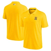 Polo rayé Nike doré San Diego Padres pour homme