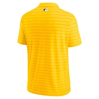 Polo rayé Nike doré San Diego Padres pour homme