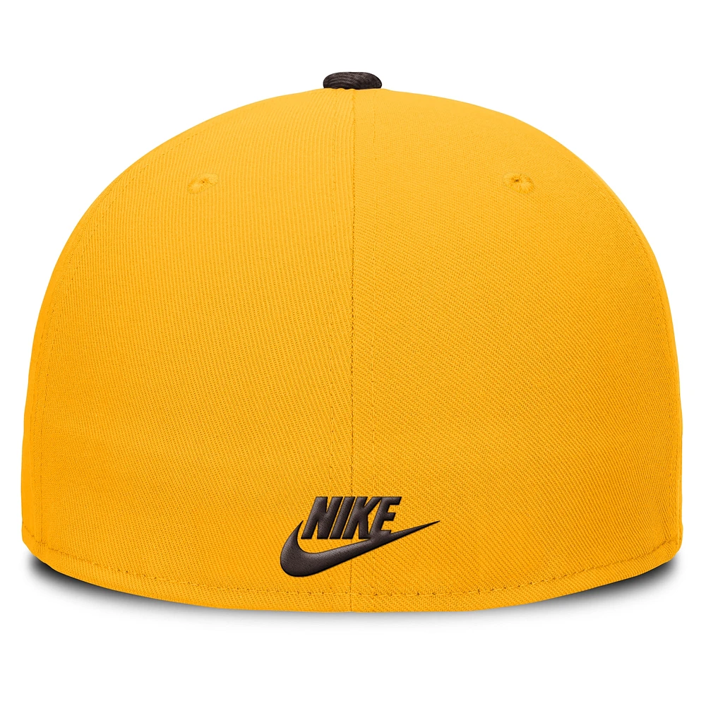 Men's Nike Gold San Diego Padres True Performance Fitted Hat