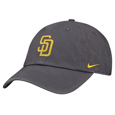 Casquette ajustable Nike grise San Diego Padres Club pour homme