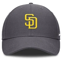 Casquette ajustable Nike San Diego Padres Club Performance pour homme, grise