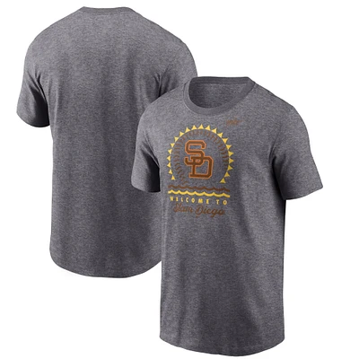 Men's Nike Gray San Diego Padres Sun Hometown T-Shirt