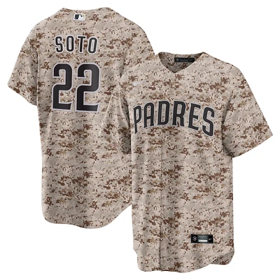 Maillot Homme Nike Juan Soto Camo San Diego Padres USMC Alternate Replica Player