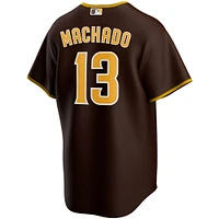 Maillot de joueur réplique alternatif des San Diego Padres Nike Manny Machado marron pour homme