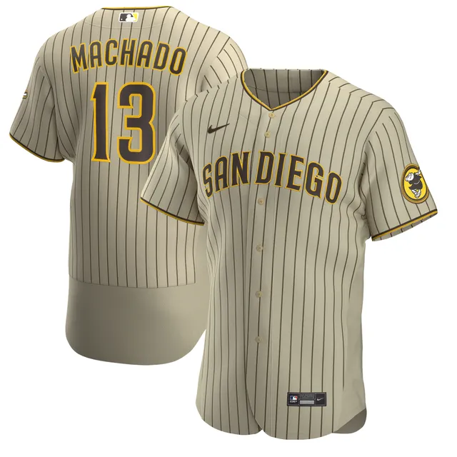 Mens MLB San Diego Padres Authentic On Field Flex Base Jersey - Brown  Alternate