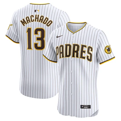 Men's Nike Manny Machado White San Diego Padres Home Elite Jersey