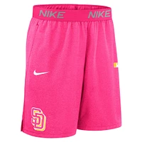 Men's Nike  Pink San Diego Padres Authentic Collection City Connect Performance Knit Shorts