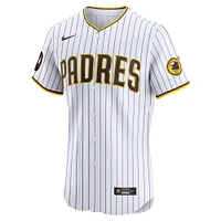 Men's Nike Tony Fernández White San Diego Padres Home Elite Sponsor Patch Player Jersey