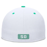 Casquette ajustée Nike San Diego Padres City Connect True pour homme, blanc/aqua