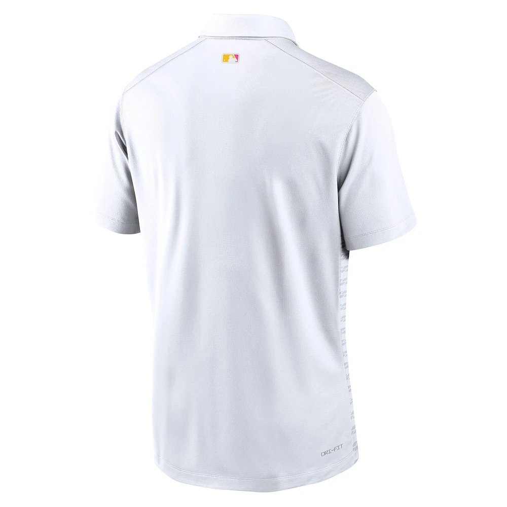 Men's Nike  White San Diego Padres Authentic Collection City Connect Victory Performance Polo