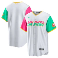 Maillot Nike pour homme San Diego Padres City Connect Replica Team blanc