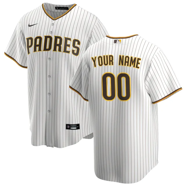 Nike MLB San Diego Padres (Xander Bogaerts) Men's Replica Baseball Jersey - White/Brown S