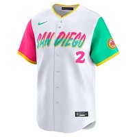 Maillot de joueur Nike Xander Bogaerts San Diego Padres City Connect Limited pour homme, blanc