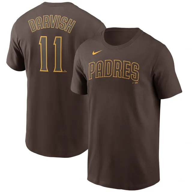 Men's Nike Fernando Tatis Jr. Brown San Diego Padres Name & Number T-Shirt