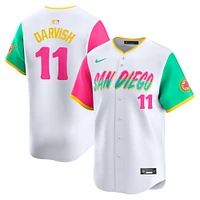 Maillot de joueur Nike Yu Darvish San Diego Padres City Connect Limited pour homme, blanc