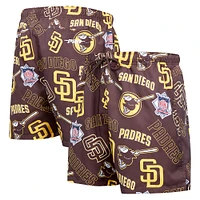 Short tissé Pro Standard noir des Padres de San Diego pour hommes