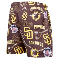 Men's Pro Standard Black San Diego Padres Toss Logo Woven Shorts