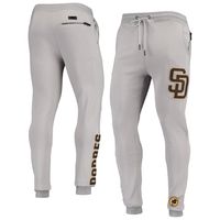 Men's Pro Standard Gray San Diego Padres Logo Jogger Pants